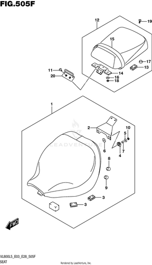 Seat (vl800bl5 E28) Schematic