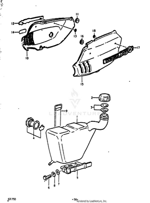 Oil Tank - Frame Cover Schematic
