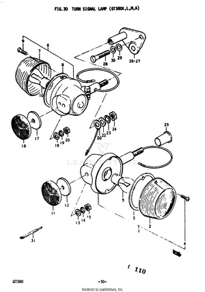 Turn Signal Lamp (gt380k Schematic