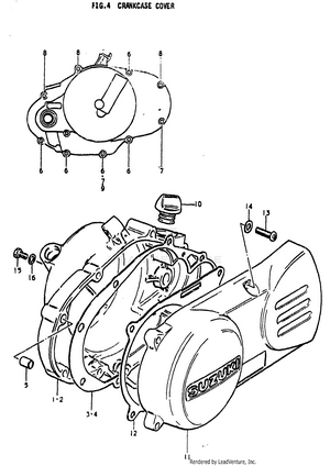 Crankcase Cover Schematic