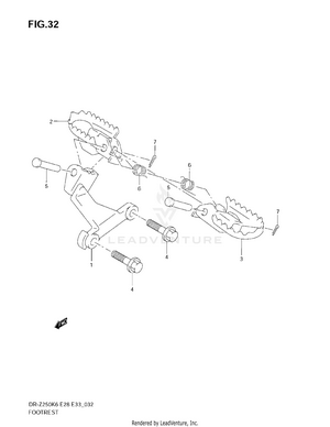 Footrest Schematic