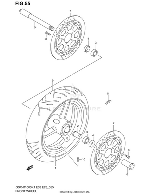 Front Wheel Schematic
