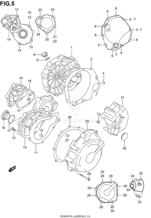 Crankcase Cover Schematic