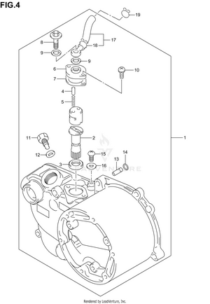 Clutch Cover/oil Pump Schematic