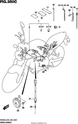 Wiring Harness (sv650al9 E28) Schematic