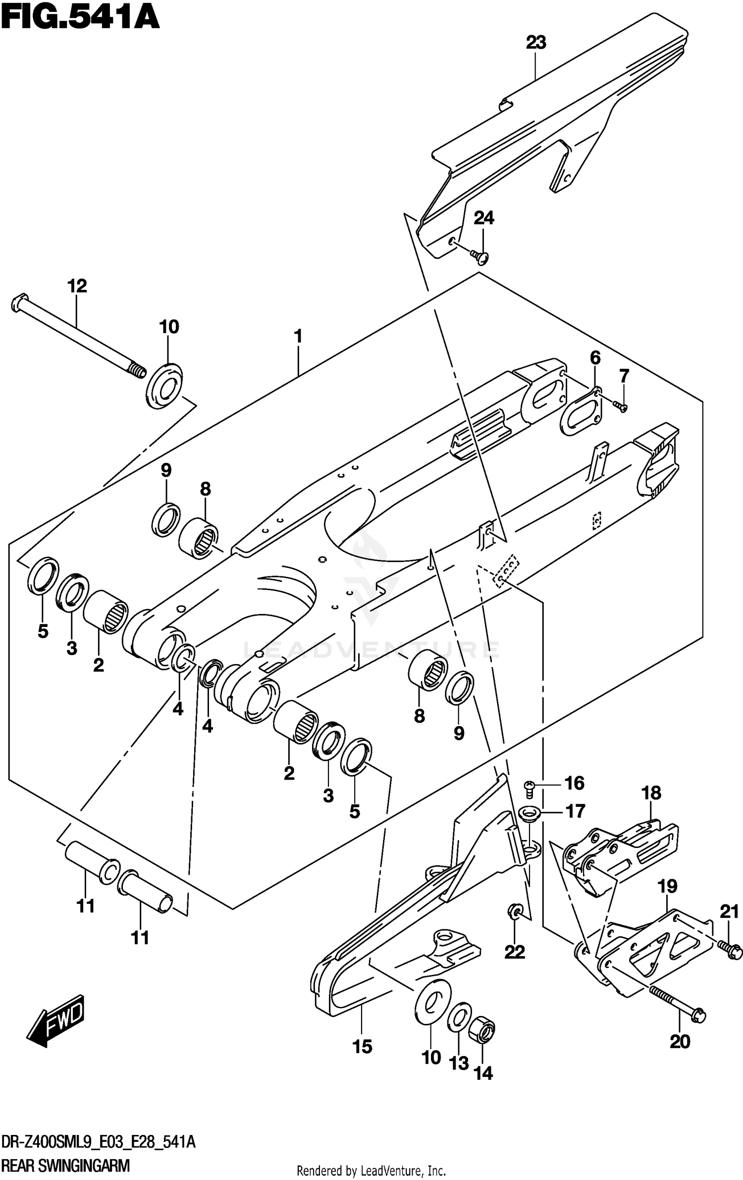 REAR SWINGINGARM