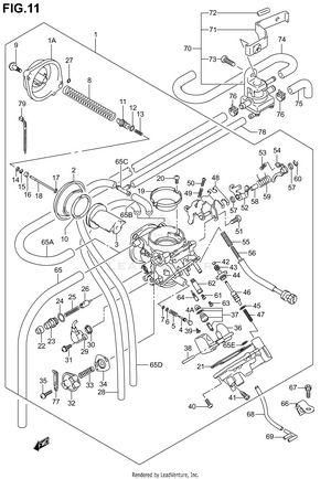 Carburetor (model K1/k2/k3/k4) Schematic
