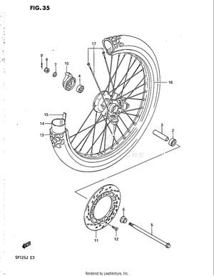 Front Wheel Schematic