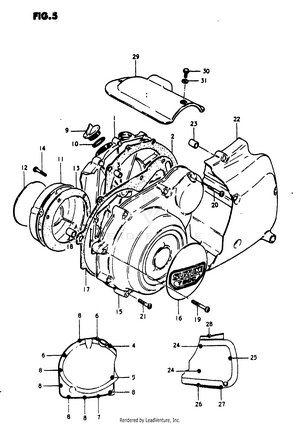 Crankcase Cover Schematic