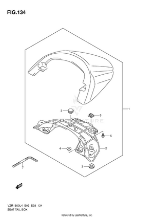 Seat Tail Box (vzr1800l4 E03) Schematic