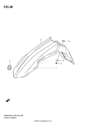 Front Fender Schematic