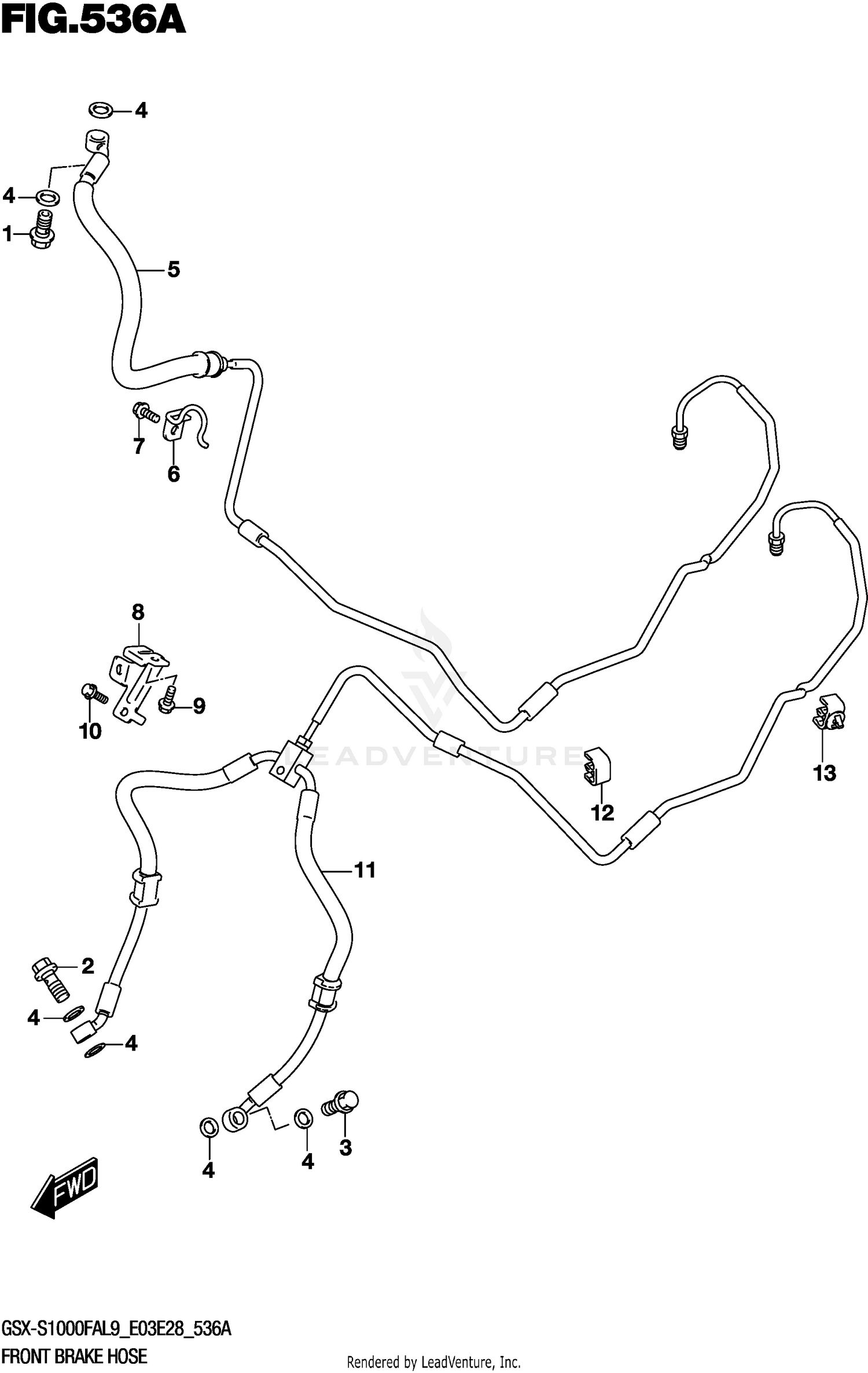 FRONT BRAKE HOSE