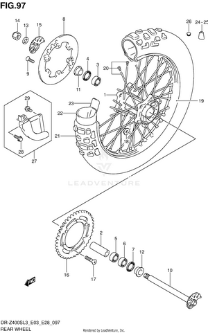 Rear Wheel Schematic