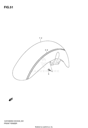Front Fender Schematic