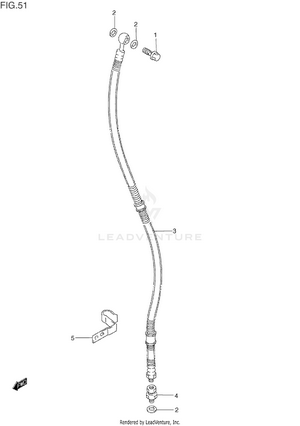 Front Brake Hose Schematic