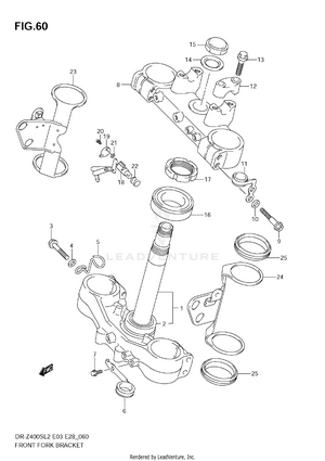 Front Fork Bracket Schematic