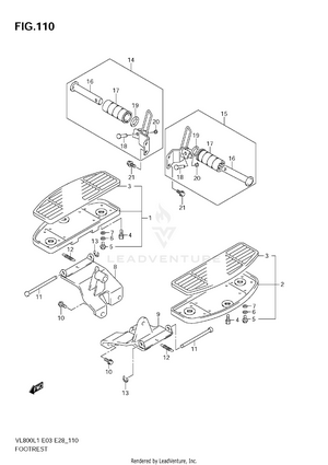 Footrest Schematic