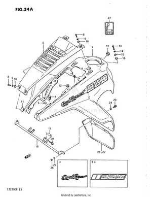 Front Fender (model L/m) Schematic