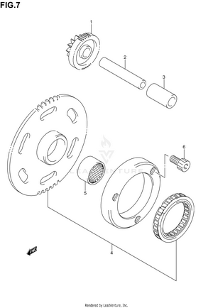 Starter Clutch Schematic