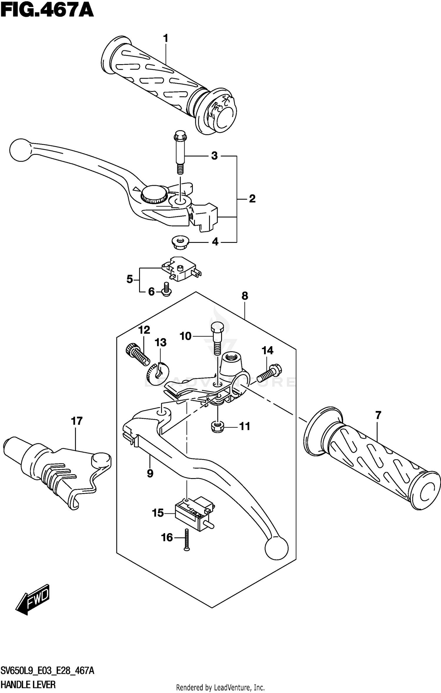 HANDLE LEVER