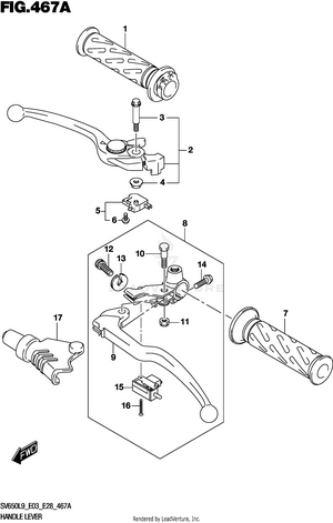 Handle Lever Schematic