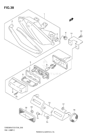 Rear Combination Lamp Schematic