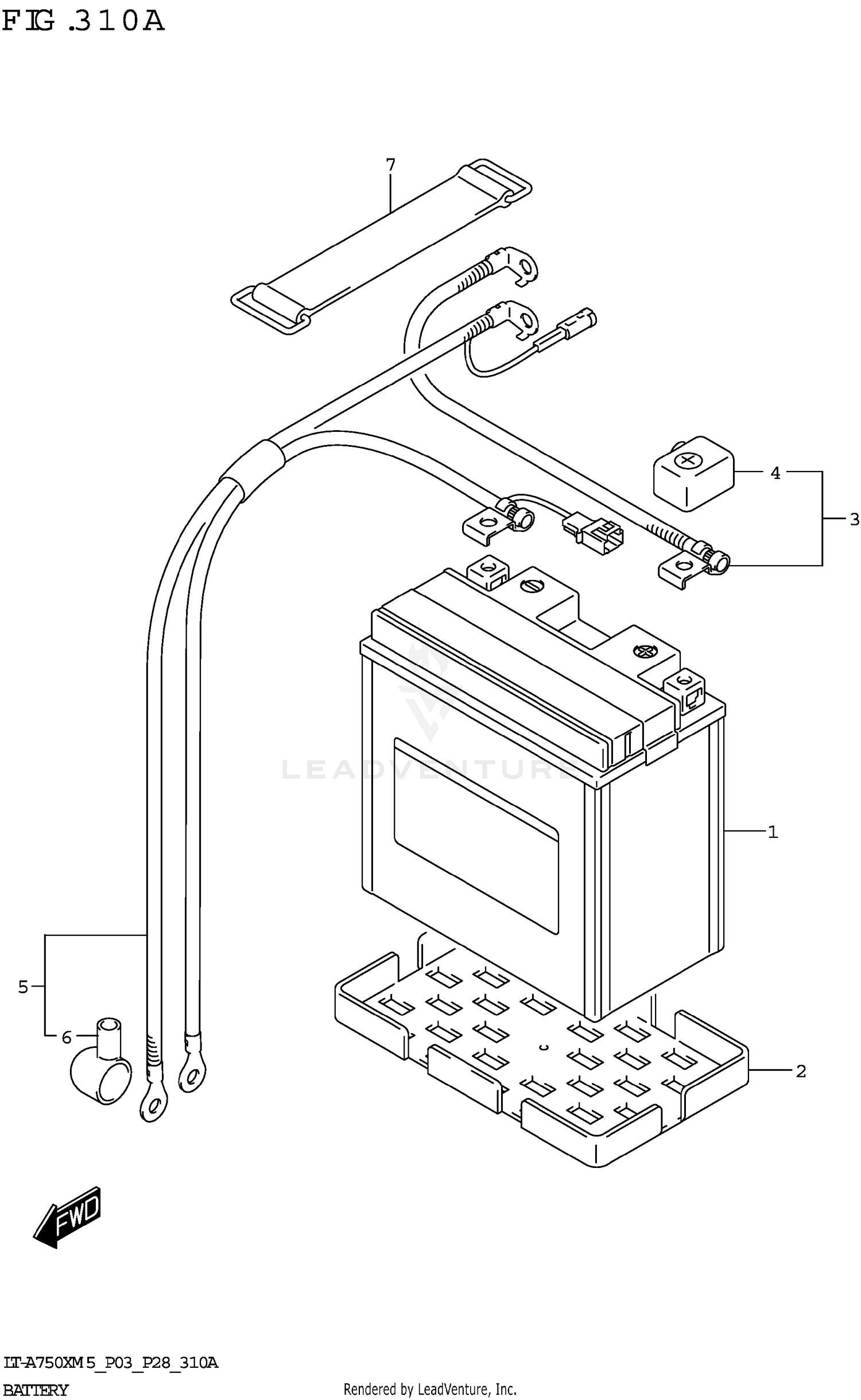 BATTERY (LT-A750X)