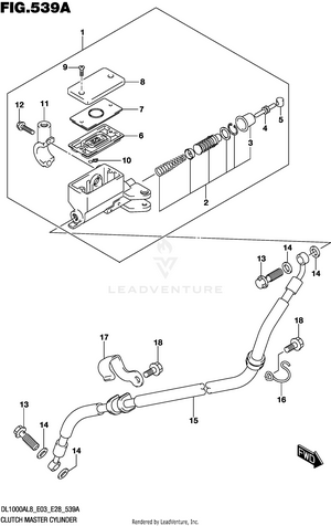Clutch Master Cylinder Schematic