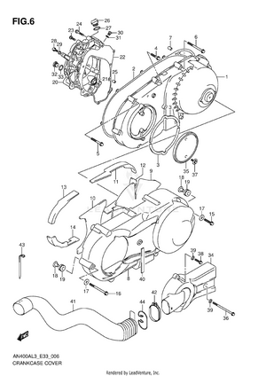 Crankcase Cover Schematic