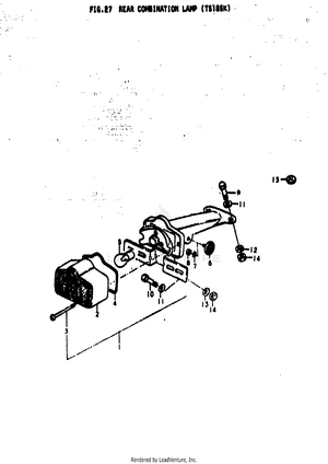 Rear Combination Lamp (ts185k) Schematic