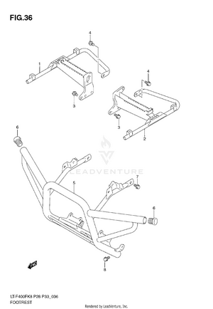Footrest Schematic