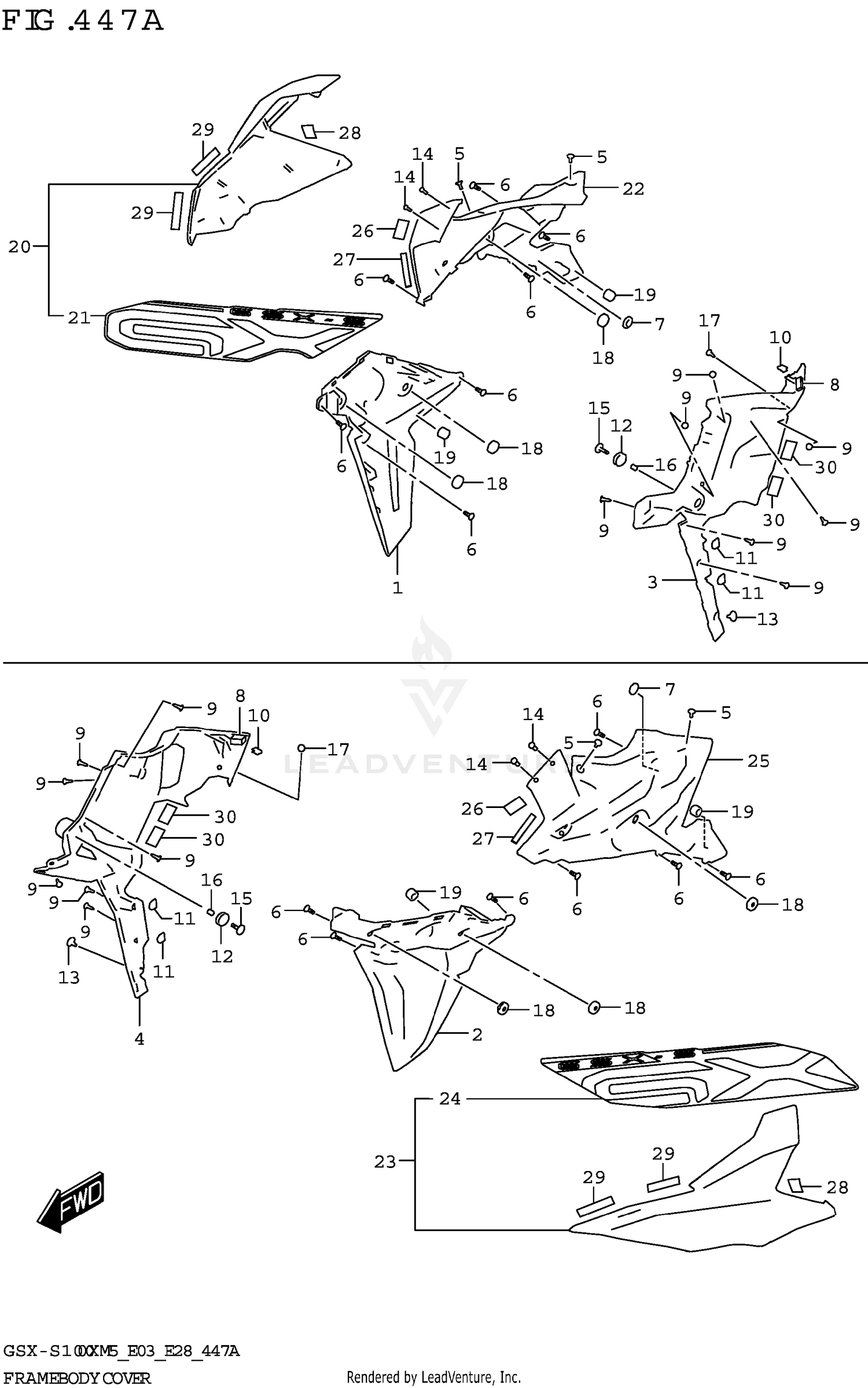 FRAME BODY COVER