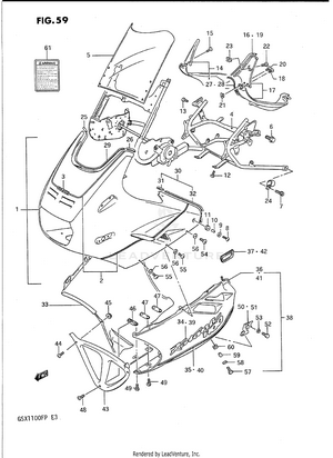 Cowling (model J) Schematic