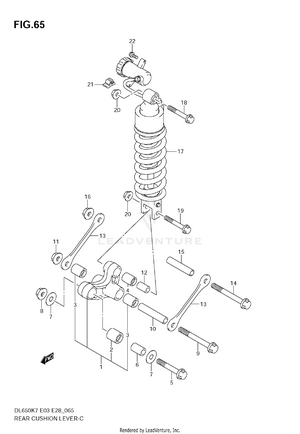 Rear Cushion Lever Schematic
