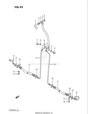 Brake Hose Schematic