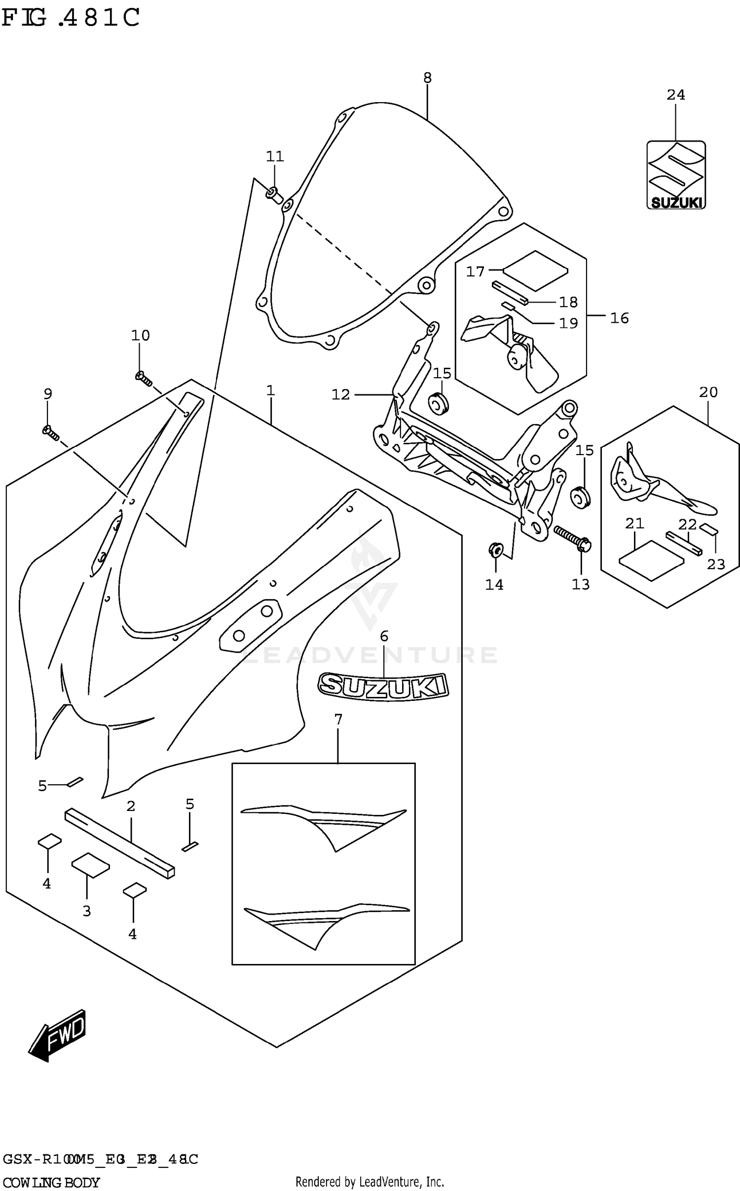 COWLING BODY (GSX-R1000RZA)