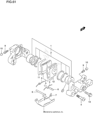 Rear Caliper Schematic