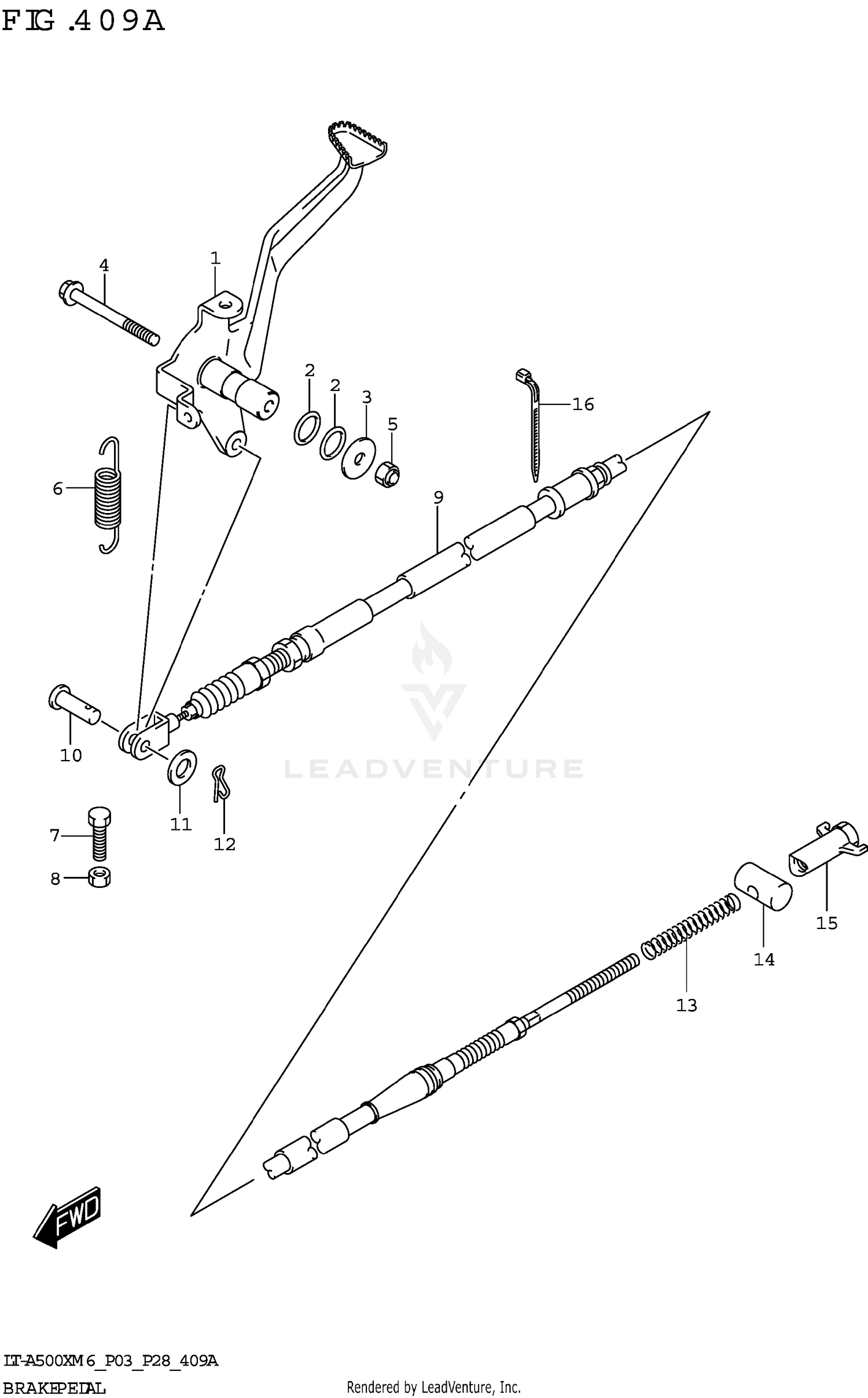BRAKE PEDAL