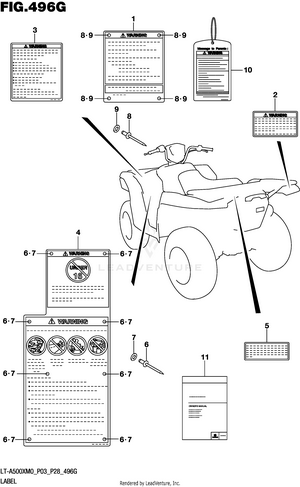 Label (lt-a500xpzm0 P03) Schematic