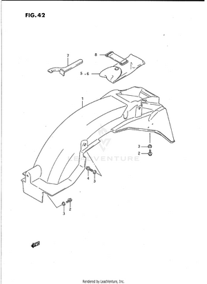Rear Fender Schematic