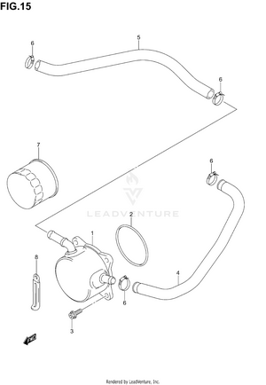 Oil Cooler Schematic