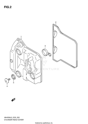 Cylinder Head Cover Schematic