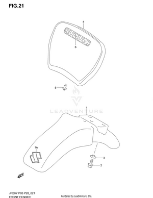 Front Fender Schematic