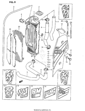 Radiator (g/h/j/k/l/m/n/p) Schematic