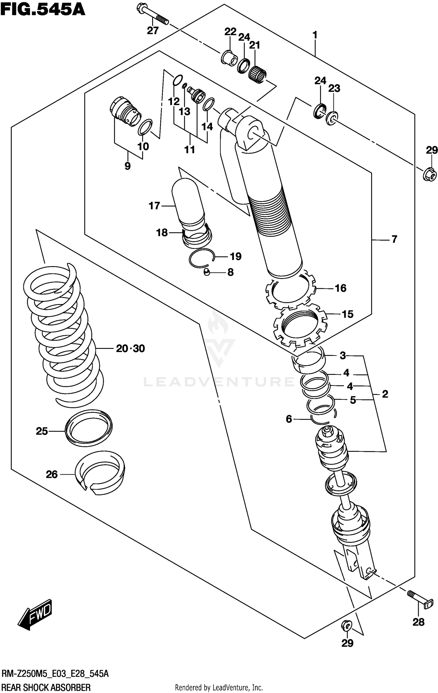 REAR SHOCK ABSORBER