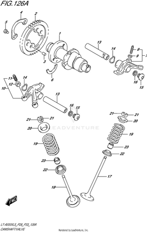 Camshaft/valve Schematic