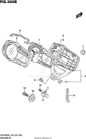 Speedometer (e03,e33) Schematic