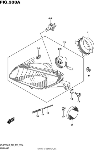 Headlamp (lt-a500xl7 P28) Schematic