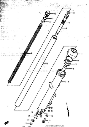 Front Fork Schematic