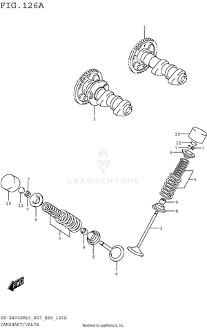 Camshaft/valve Schematic